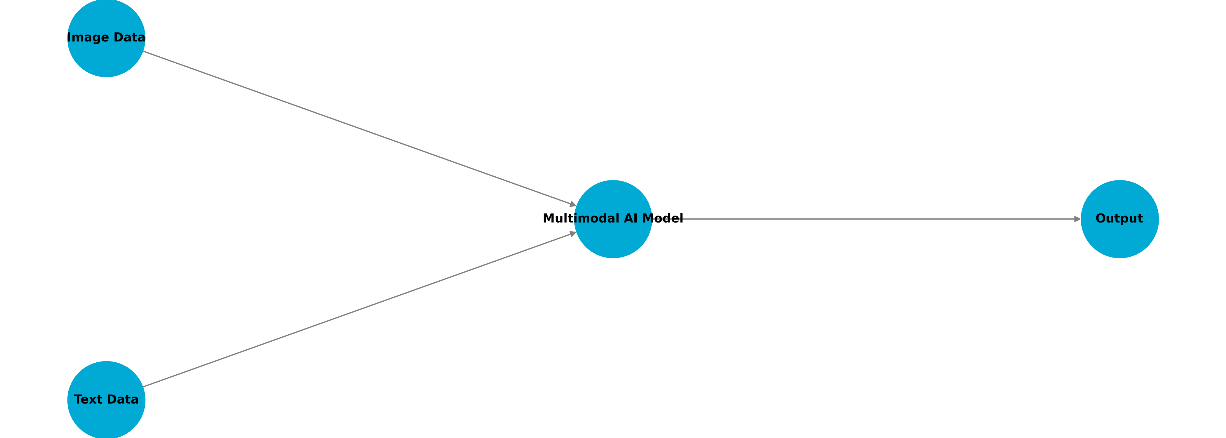A model accepting both text and image data to make a prediction
